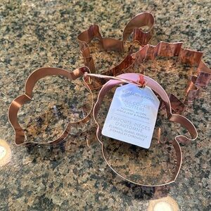 Fall cookie cutters squirrel, acorn, maple leaf, pumpkin (towel not included)